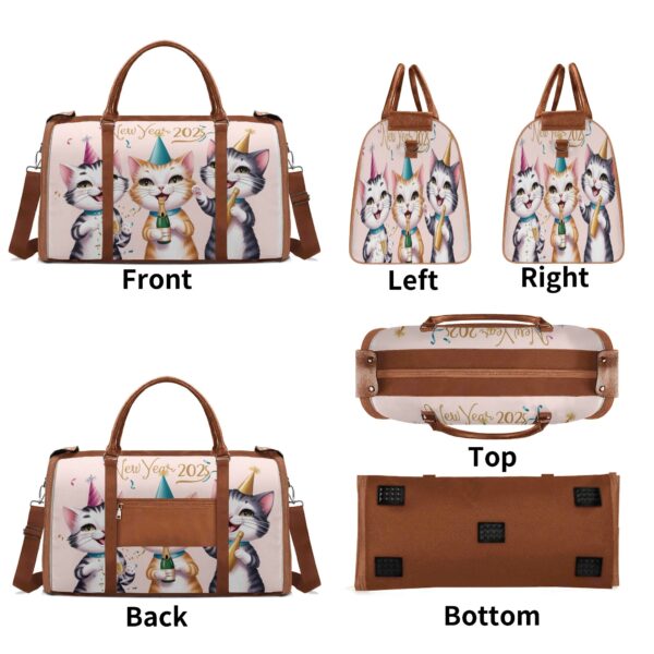 Personalized 600D Fabric Duffle Bag Foldable Travel Bag - Image 9