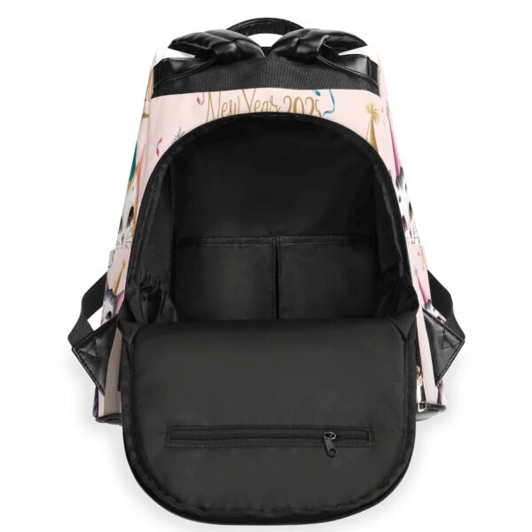 New Travel PU Daypack Anti-theft Backpack - Image 6