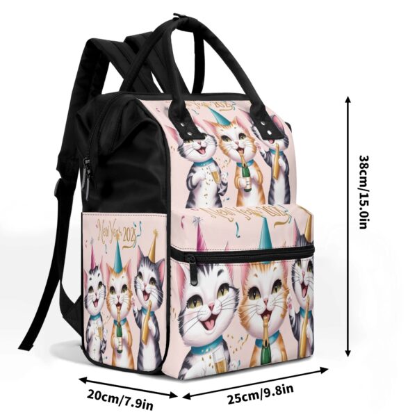 Large Capacity Diaper Bag Mummy Backpack Nursing Bag Duckbilled Backpack - Image 7