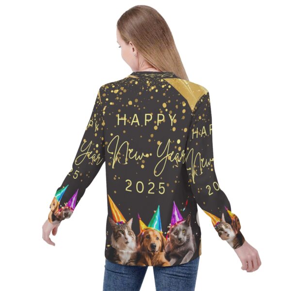 Women's All Over Print Crew Neck Streetwear Sweatshirt - Image 6