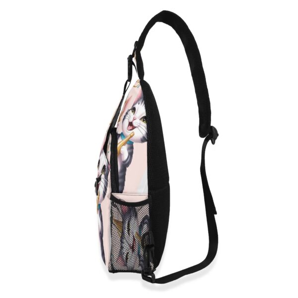 All-Over-Print Chest Crossbody Bag with Adjustable Strap - Image 3