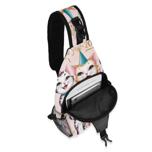 All-Over-Print Chest Crossbody Bag with Adjustable Strap - Image 5