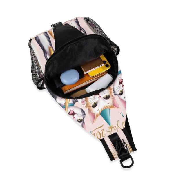 All-Over-Print Chest Crossbody Bag with Adjustable Strap - Image 7