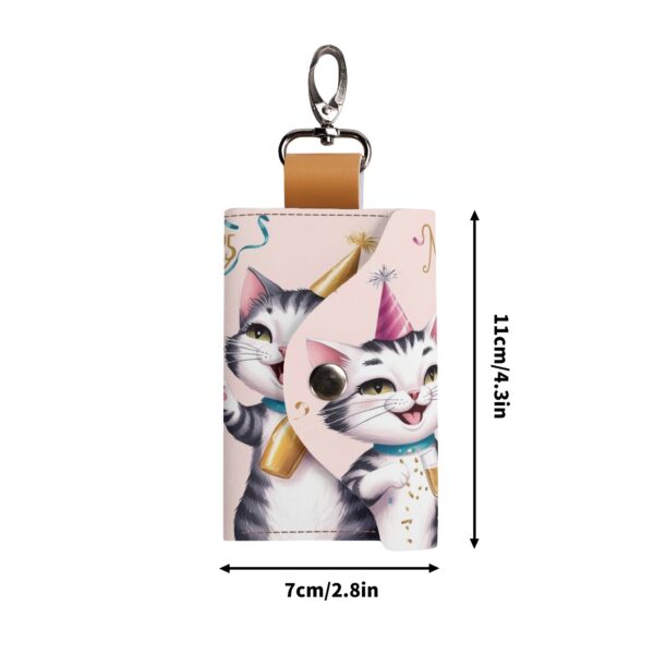 Fashion PU Leather Custom KeyChain Purse - Image 6