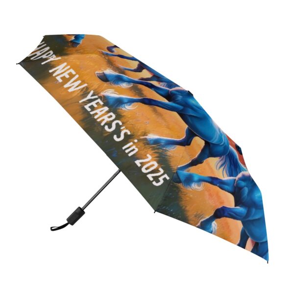 Lightweight Manual Folding Umbrella Printing Outside - Image 4