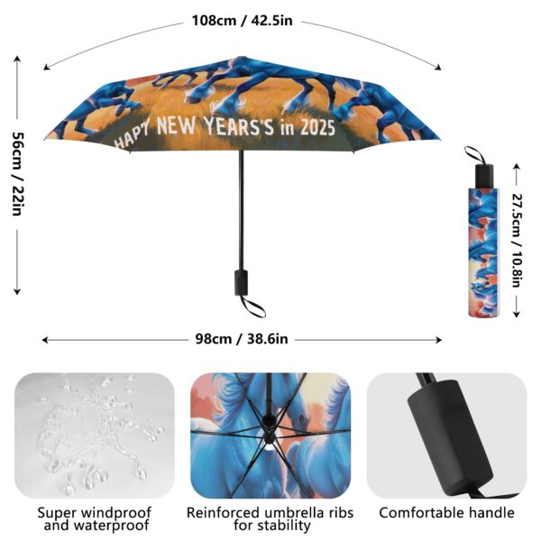 Lightweight Manual Folding Umbrella Printing Outside - Image 6