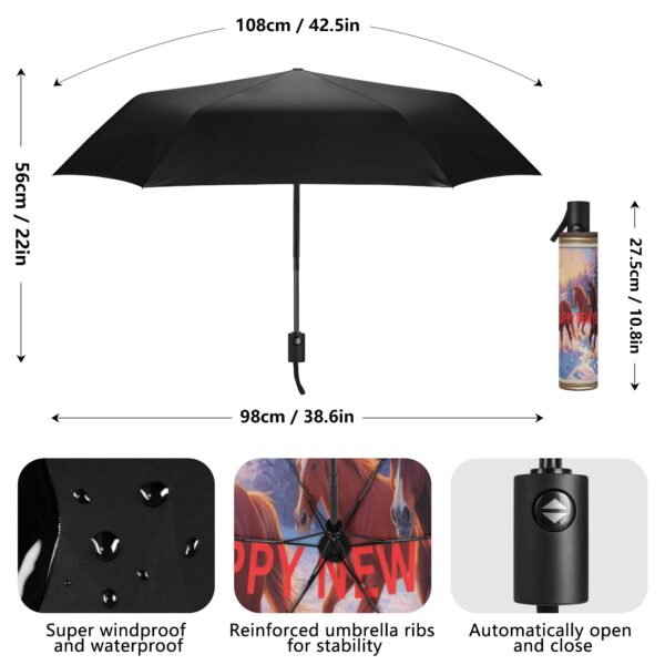 Fully Auto Open & Close Umbrella Printing Inside - Image 5