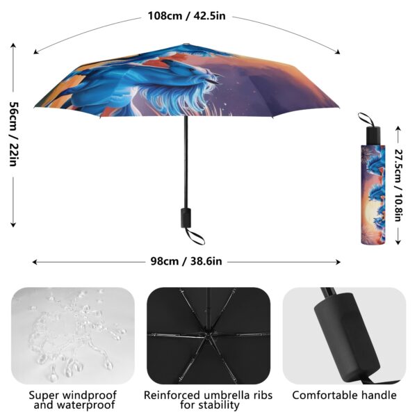 Manual Folding Umbrella Printing Outside - Image 5