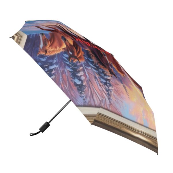 Manual Folding Umbrella Printing Outside - Image 3