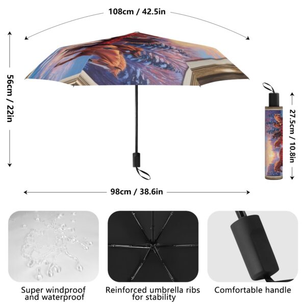 Manual Folding Umbrella Printing Outside - Image 5