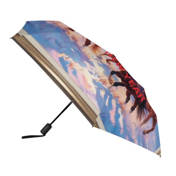 Lightweight Auto Open & Close Umbrella Printing Outside - Image 5