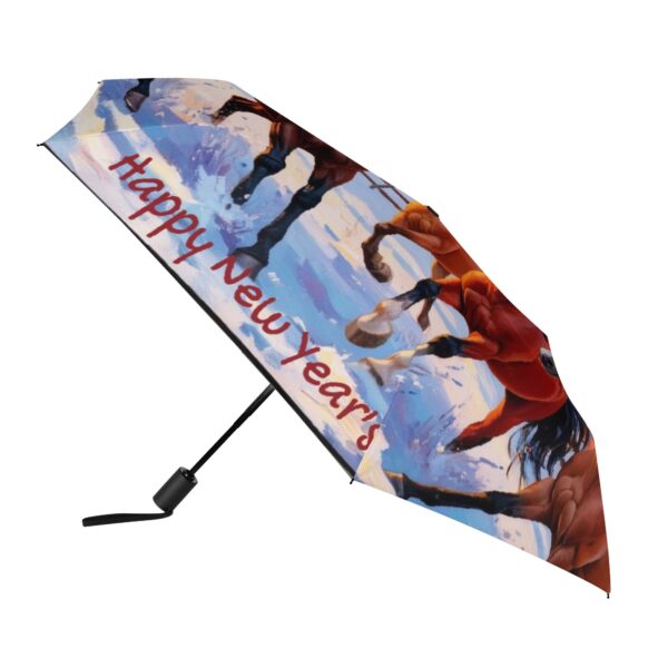 Lightweight Auto Open & Close Umbrella Printing Outside - Image 5