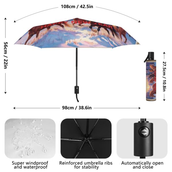 Fully Auto Open & Close Umbrella Printing Outside - Image 6