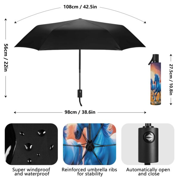 Fully Auto Open & Close Umbrella Printing Inside - Image 5