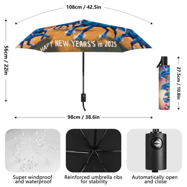 Fully Auto Open & Close Umbrella Printing Outside - Image 6