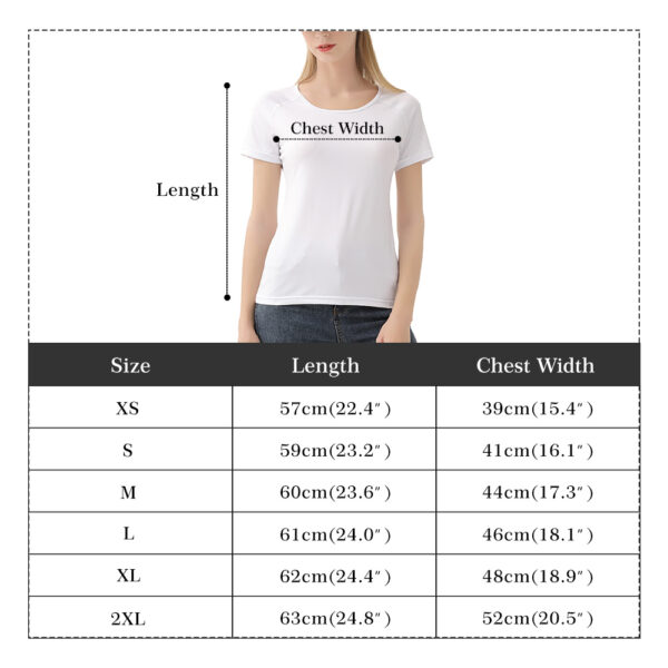 Women's All-Over Print T shirt - Image 10