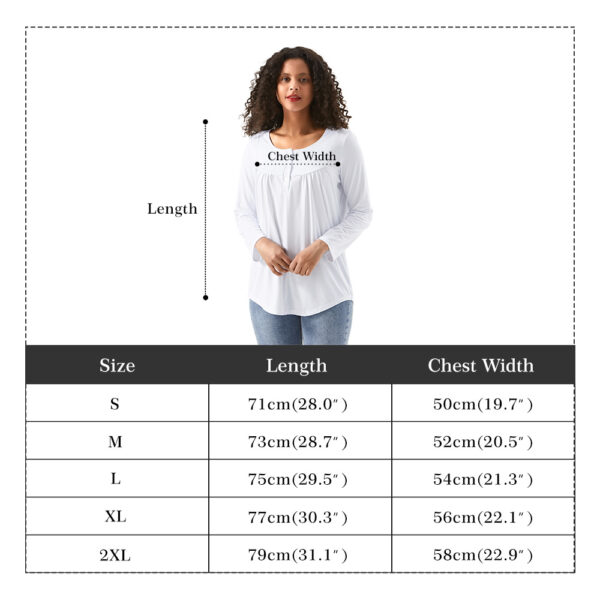 Women's Babydoll Neck Casual Top - Image 6