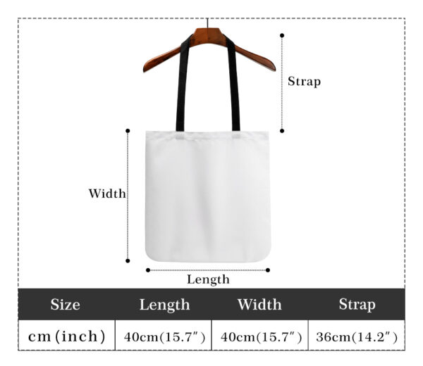 All-Over Print Cloth Tote Bag - Image 4