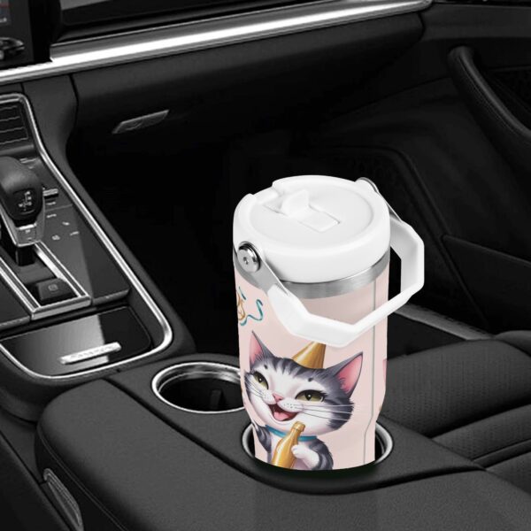 30oz Stainless Steel Tumblers Coffe Cup Suitable for Vehicle Cup Holders - Image 3