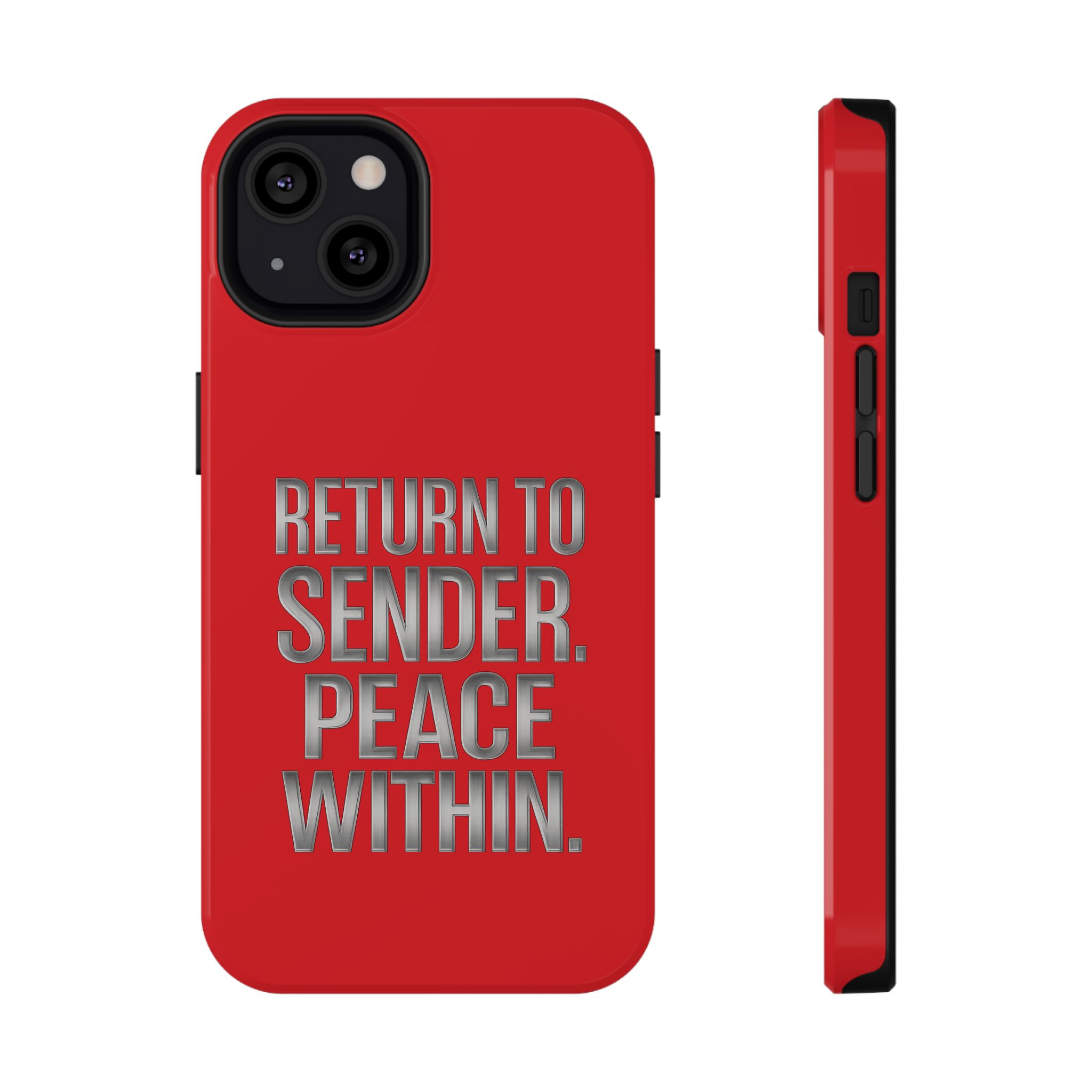 Impact-Resistant Phone Case: Return to Sender, Peace Within