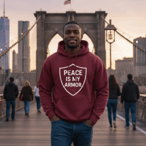 Peace Is My Armor Hoodie – Find Strength in Serenity and Style